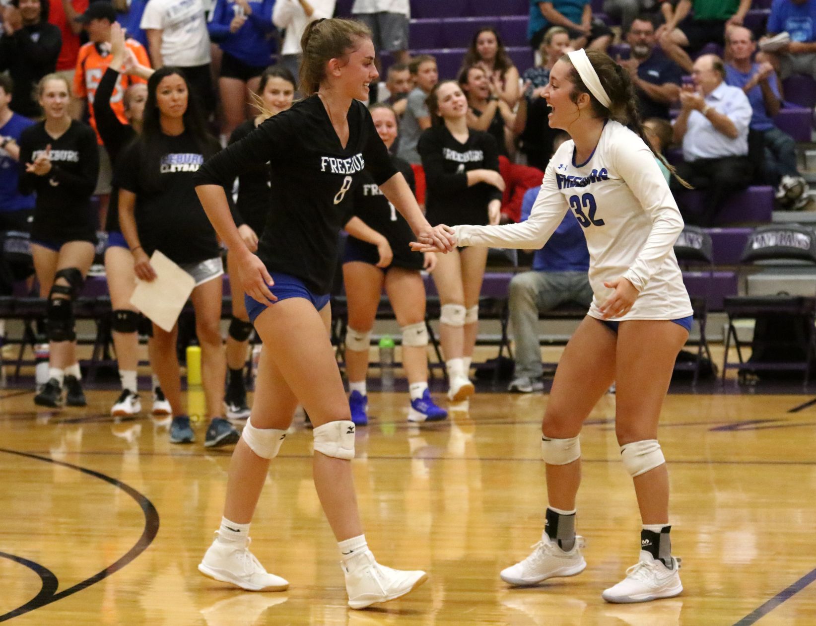 Freeburg def. Mascoutah 25-23, 25-21